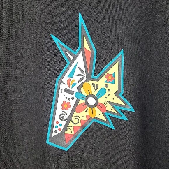Arizona Coyotes Los Yotes XL Black NHL SGA Sweatshirt Jersey Sugar Skull Kachina - Picture 4 of 9